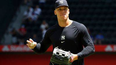 Yankees' Aaron Judge plays catch in first baseball activity since toe injury, inching closer to return