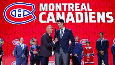 Canadiens netminder Carey Price goes blank when announcing Montreal’s first-round NHL pick