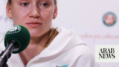 Ailing Elena Rybakina withdraws from French Open