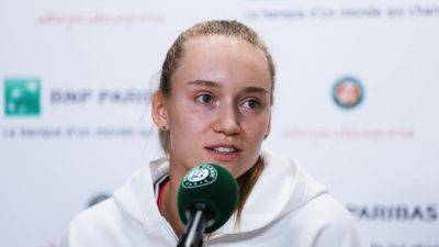 Iga Swiatek - Roland Garros - Justine Henin - Fourth Seed Elena Rybakina Withdraws From French Open Due To Illness - sports.ndtv.com - Russia - France - Spain - Italy - Brazil - China -  Paris -  Berlin