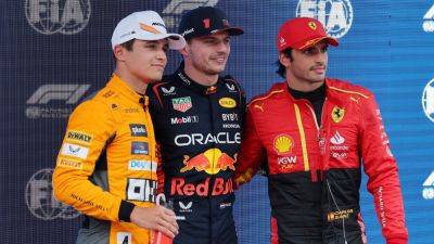Max Verstappen - Sergio Perez - Charles Leclerc - Carlos Sainz - Pierre Gasly - Max Verstappen grabs Spain pole after topsy-turvy session - rte.ie - Spain