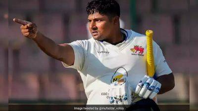 "Selectors Are Not Gods": Ex-India Star's Blunt Take On Sarfaraz Khan's Omission From India Test Squad