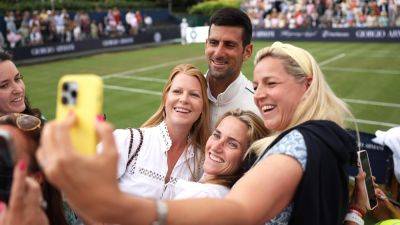 Novak Djokovic hoping for 'great year' at Wimbledon after practice session on Centre Court