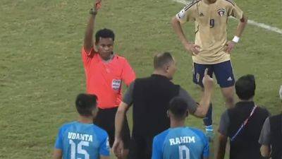 Igor Stimac - India Football Coach Igor Stimac Suspended For 2 Games, Fined USD 500 For Red Card Offence In SAFF Championship Game vs Kuwait - sports.ndtv.com - Croatia - India - Pakistan - Kuwait - Nepal - Lebanon -  Kuwait