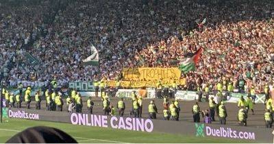 Green Brigade declare Celtic 'Scotland's most successful club' with Rangers record in sight after landing Treble