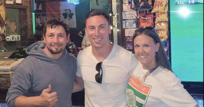 Scott Brown stuns Celtic fans including WWE star as legendary captain pops into Orlando bar to watch historic Treble win