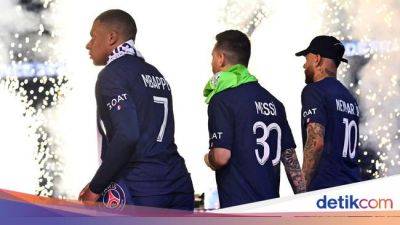 Lionel Messi - Kylian Mbappe - Paris Saint-Germain - Berakhirnya Era Trio MNM - sport.detik.com