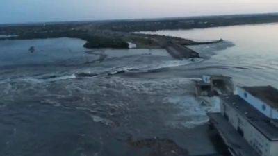 Zelenskyy slams 'Russian terrorists' for blowing up Nova Kakhovka dam in Kherson region - euronews.com - Russia - Ukraine -  Kherson