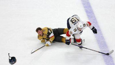 Golden Knights' Jack Eichel bounces back from massive hit, notches two assists in win