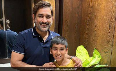 Ex-India Star's Son 'Super Happy' After Meeting MS Dhoni. Here's The Reason