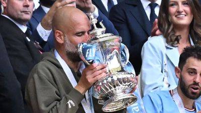 Pep Guardiola after FA Cup win: Man City ‘can now talk about the treble’