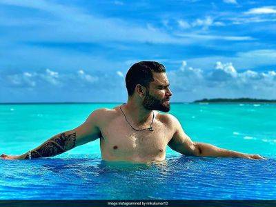 KKR Star Rinku Singh Flaunts Six Pack Abs On Maldives Vacation. See Pics