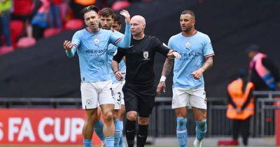 ‘Disgrace’ - Man City fans fume at VAR penalty decision in FA Cup final vs Manchester United