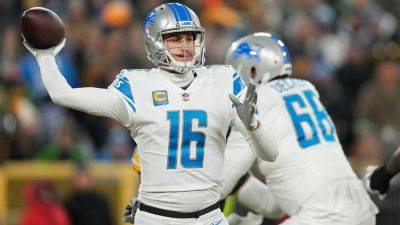 Jared Goff - Lions' Dan Campbell praises Jared Goff, says he's better quarterback with Detroit than Rams - foxnews.com -  Lions - Los Angeles -  Detroit - state Minnesota - state Wisconsin - county Green - county Patrick - county Bay