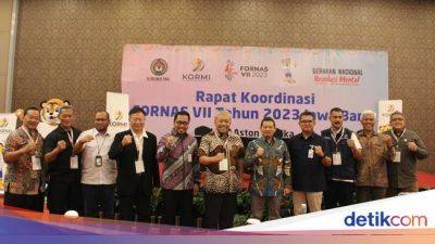 Festival Olahraga Masyarakat 2023 Dihelat di Jabar Bulan Juli - sport.detik.com - Indonesia