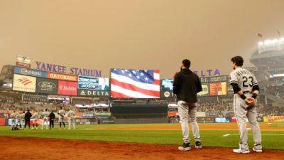 Philadelphia Phillies - Canadian wildfires force MLB, WNBA to postpone games due to poor air quality - cbc.ca - New York -  New York - county Harrison -  Detroit - county White - state Minnesota - state New York - county Belmont - state New Jersey - Philadelphia - county Park