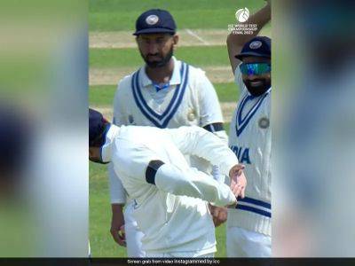 Watch: Rohit Sharma's Unique DRS Call Amuses Mohammed Shami On Day 1 Of WTC Final