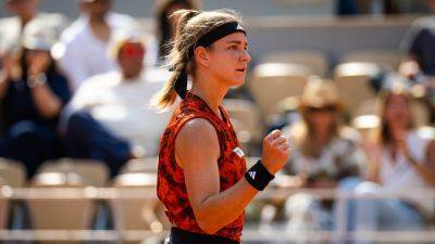 French Open 2023: Karolina Muchova upsets Aryna Sabalenka to reach first grand slam final at Roland-Garros