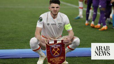 Declan Rice set to leave West Ham after winning European trophy, club chairman says