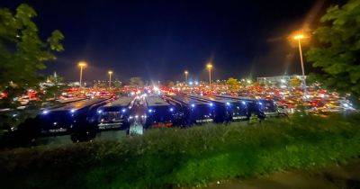 '12.30am and still stuck!': Fans left trapped in car park for second night running after Pink concert in Bolton
