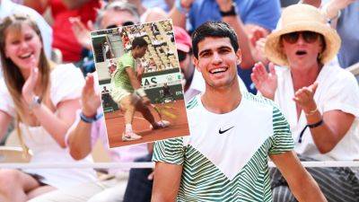 French Open: 'Beyond belief!' - Carlos Alcaraz shot so good 'even Novak Djokovic is laughing'