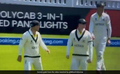 Watch: Australian Players Booed After Leaving Field Prematurely, Forced To Return During WTC Final