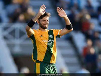 Shaheen Afridi - Watch: 4 Wickets In 1st Over! Shaheen Afridi Carnage On Full Display In T20 Blast - sports.ndtv.com - Birmingham - Pakistan