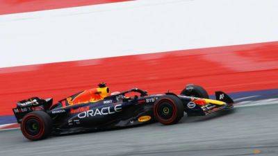 Max Verstappen - Sergio Perez - Charles Leclerc - Carlos Sainz - Nico Hulkenberg - Verstappen on pole for Austrian Saturday sprint - channelnewsasia.com - Mexico - Austria