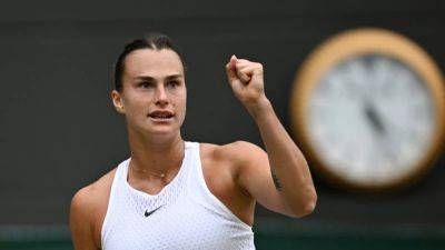 Superb Sabalenka glides past Alexandrova into Wimbledon quarter-finals