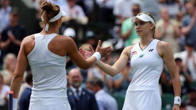 Wimbledon 2023: Elena Rybakina into quarter-finals after Beatriz Haddad Maia retires, Mirra Andreeva out