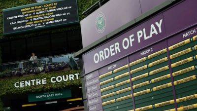 Wimbledon 2023: order of play on Tuesday