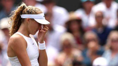 Russian teen’s Cinderella run at Wimbledon comes to end after controversial racket call