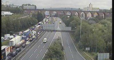 LIVE: Long traffic delays on M60 with lanes shut after crash - latest updates