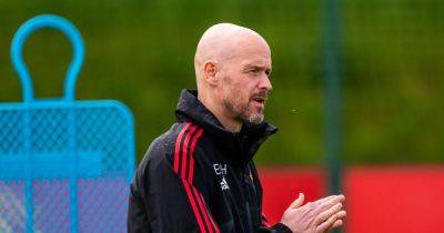 How Manchester United work on set pieces in training with Erik ten Hag in charge