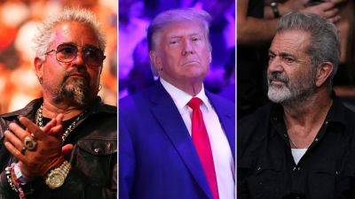 Dana White - Donald Trump - Joe Rogan - Guy Fieri, Mel Gibson, others singled out by rocker as 'disgusting' for talking to Trump at UFC Vegas event - foxnews.com - state Nevada