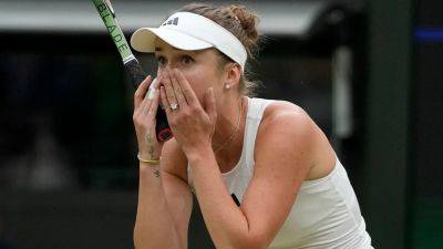 Ukrainian Elina Svitolina bounces No. 1 Iga Swiatek at Wimbledon: 'War made me stronger'