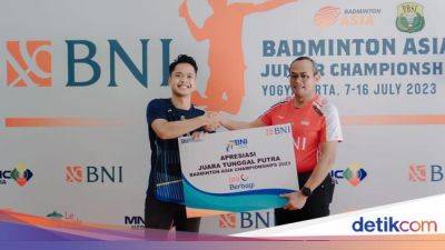 BNI Apresiasi Ginting-Atlet Badminton Asia Junior Championship 2023