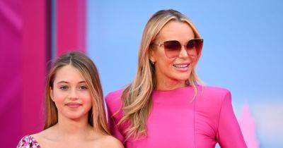 'Pretty in pink!' Amanda Holden praised for 'stunning' Barbie premiere look alongside daughter Hollie