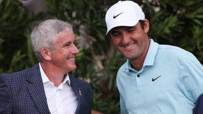Top golf pros Xander Schauffele and Jordan Spieth say PGA Tour Commish Jay Monahan has to rebuild trust