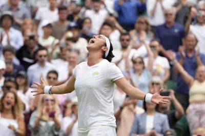 Ons Jabeur storms into Wimbledon semi-finals after emotional win over Elena Rybakina