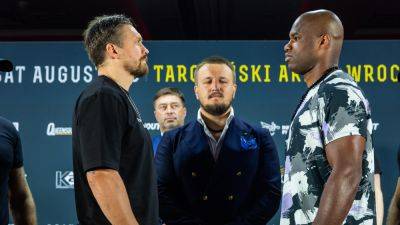 Oleksandr Usyk v Daniel Dubois: Briton promises to 'unleash hell' and become world heavyweight champion