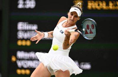 Unseeded Marketa Vondrousova creates history by reaching Wimbledon final