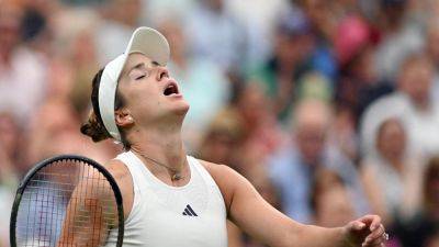 Wimbledon: 'With me all the way ' - Tearful Elina Svitolina thanks Ukrainian people for support as SW19 dream ends