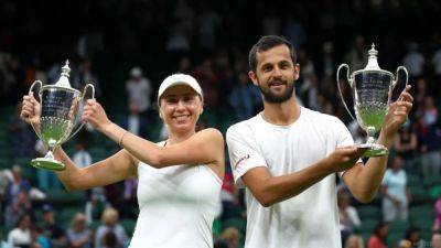 Elina Svitolina - Ukraine's Kichenok wins Wimbledon mixed doubles title with Pavic - channelnewsasia.com - Ukraine - Belgium - Croatia - China - Czech Republic