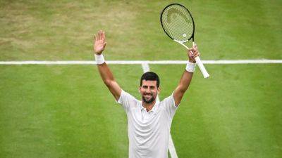 Defending Wimbledon champion Novak Djokovic reaches a record 35th grand slam final