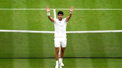Carlos Alcaraz storms past Daniil Medvedev to set up Wimbledon final date with Novak Djokovic