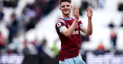 Declan Rice - David Moyes - West Ham - David Sullivan - Declan Rice leaves West Ham for record fee with Arsenal move imminent - breakingnews.ie - Britain