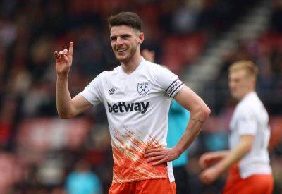Declan Rice completes £105m move from West Ham United to Arsenal