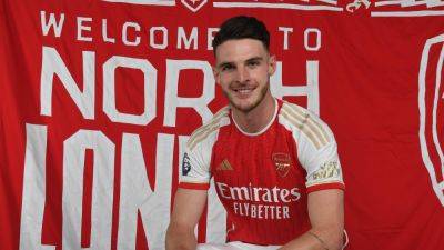 Arsenal complete club-record £105 million Declan Rice signing from Premier League rivals West Ham