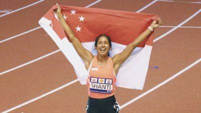Singapore's Shanti Pereira wins 100m gold at Asian Athletics Championships, breaks national record again - channelnewsasia.com - Germany - China - Iran - Cambodia - Singapore